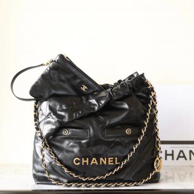 24B秋冬 雙口袋22Bag黑色 小號