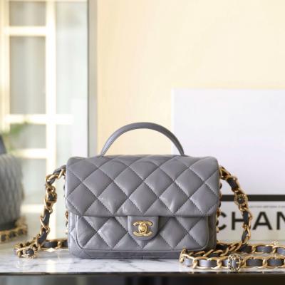 24A手柄郵差包小號 灰色