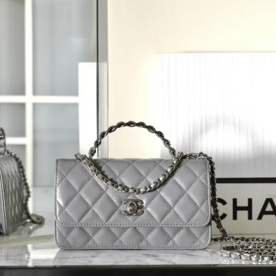 水鑽風琴小包深灰