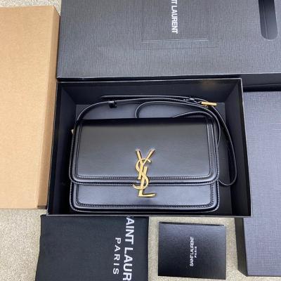 Solferino Box 中號肩背包 黑色