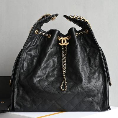 25Bag 黑色中號荔枝紋