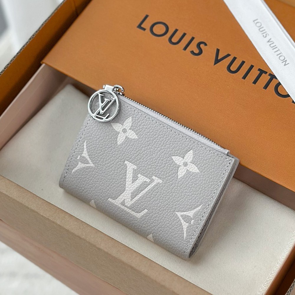 M13797 Lisa短夾霧霾灰