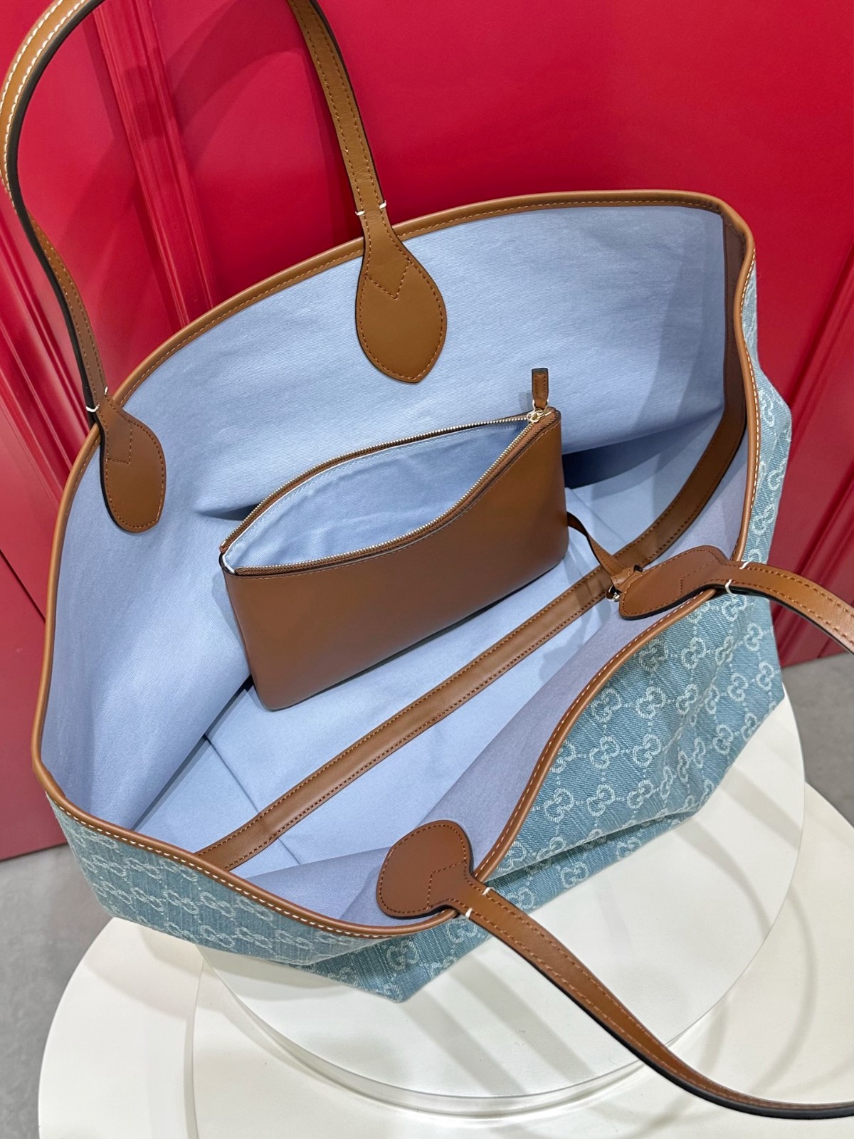 Totissima大號托丹寧托特包 837190_5