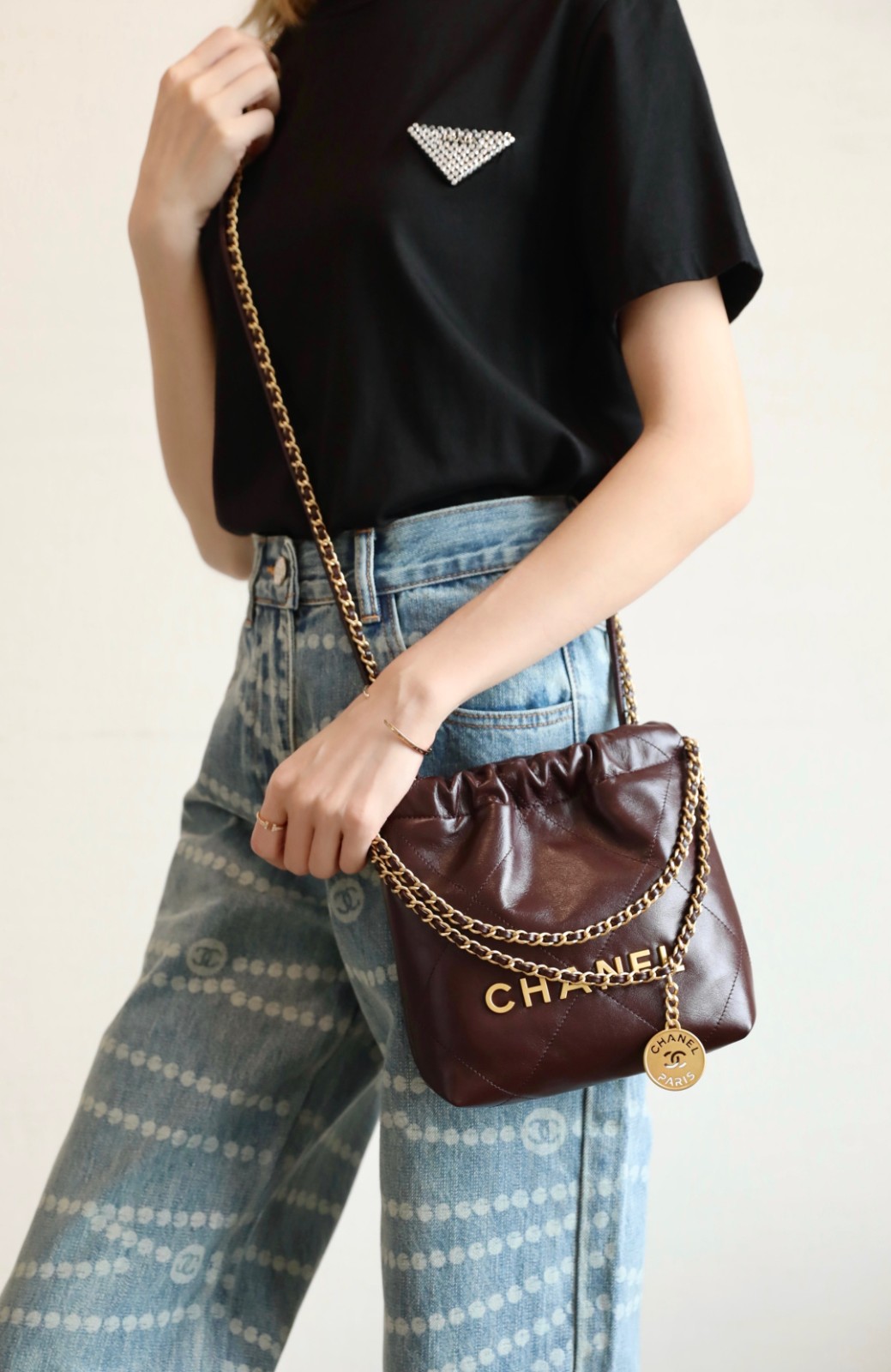 25A 22Bag Mini巧克力色_9