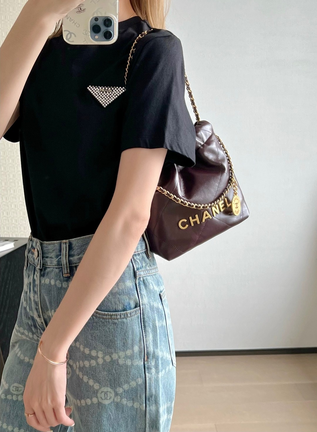 25A 22Bag Mini巧克力色_7