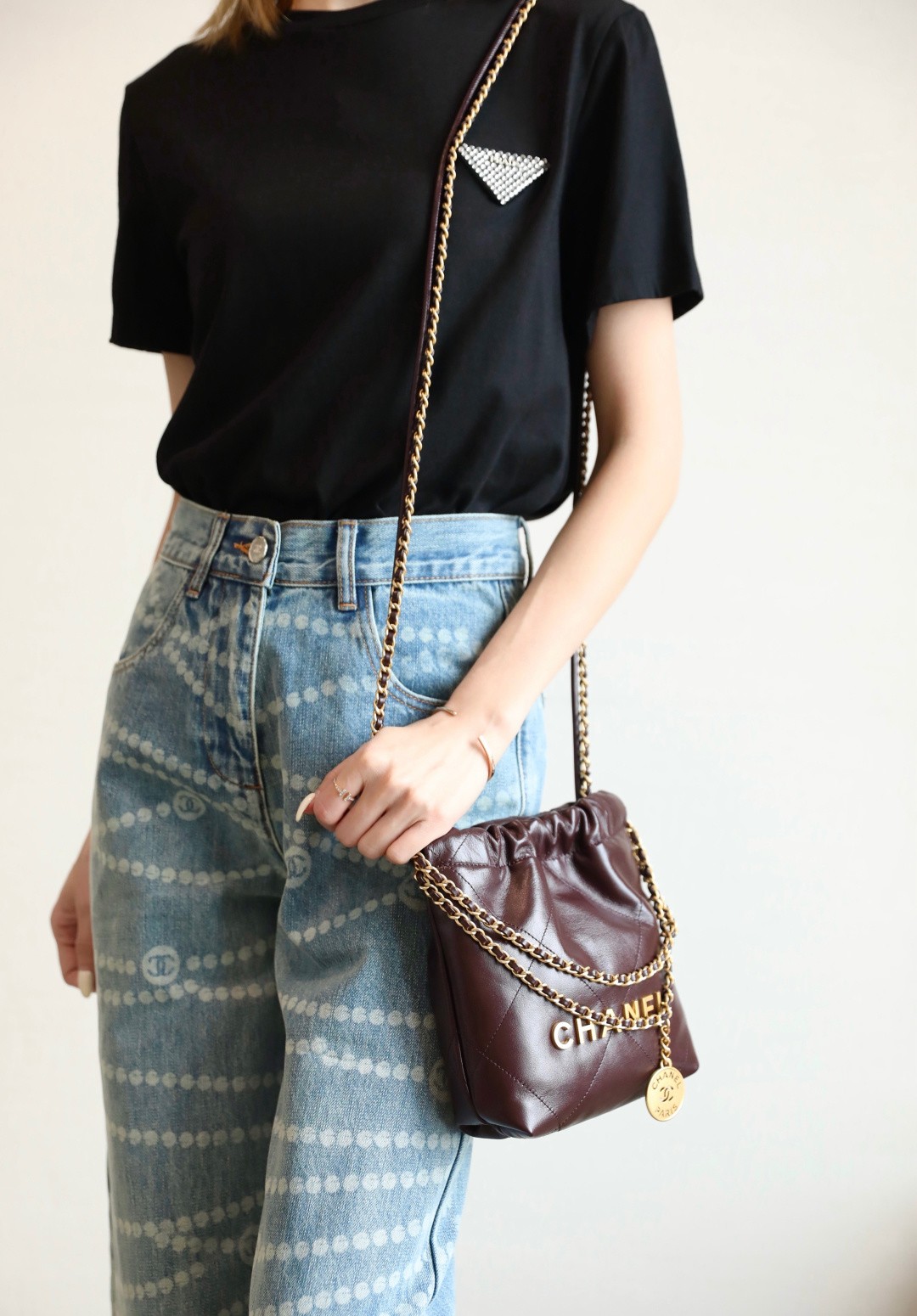 25A 22Bag Mini巧克力色_10