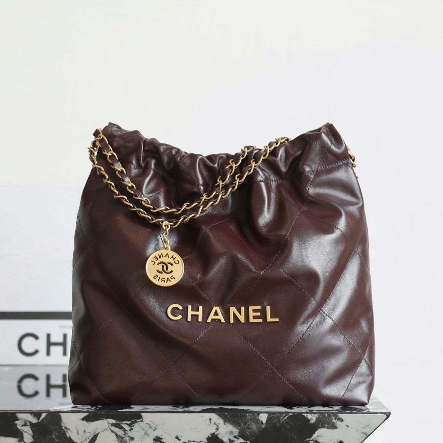 爆款22Bag小號巧克力色