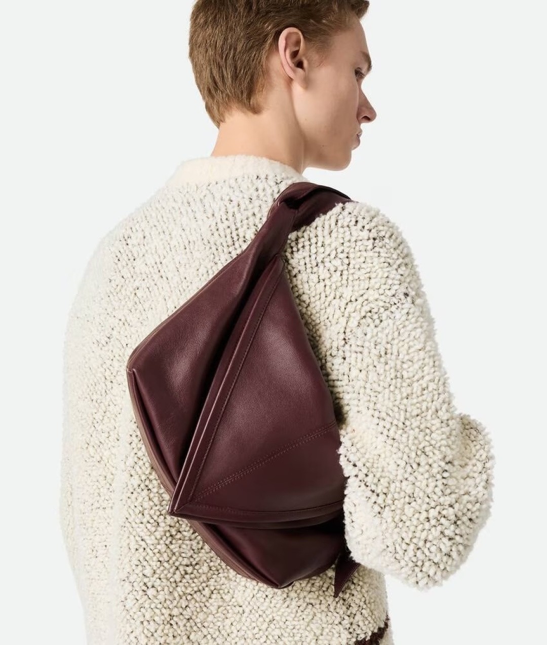 815807 Sawyer 小號牛皮款  茜棕紅色_12