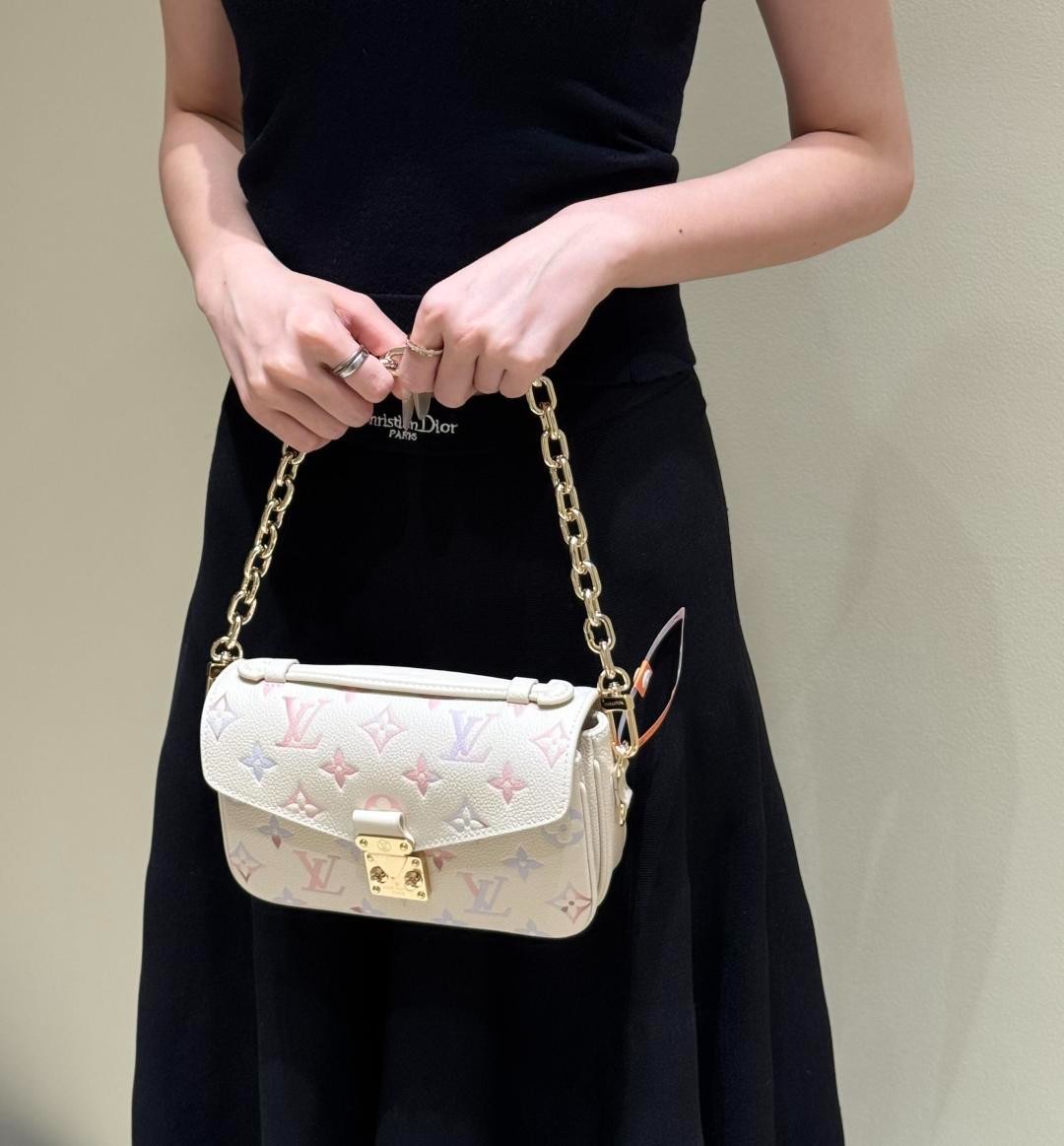 Pochette Métis East West M25682 漸變色小郵差_13