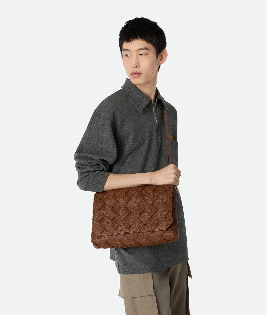 Diago大號斜挎包榛果棕_2