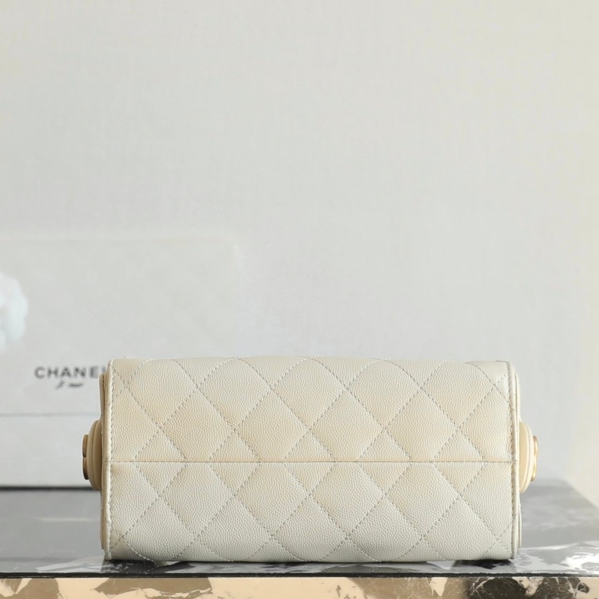 26C 25Bag Mini HandBag球紋米色_5