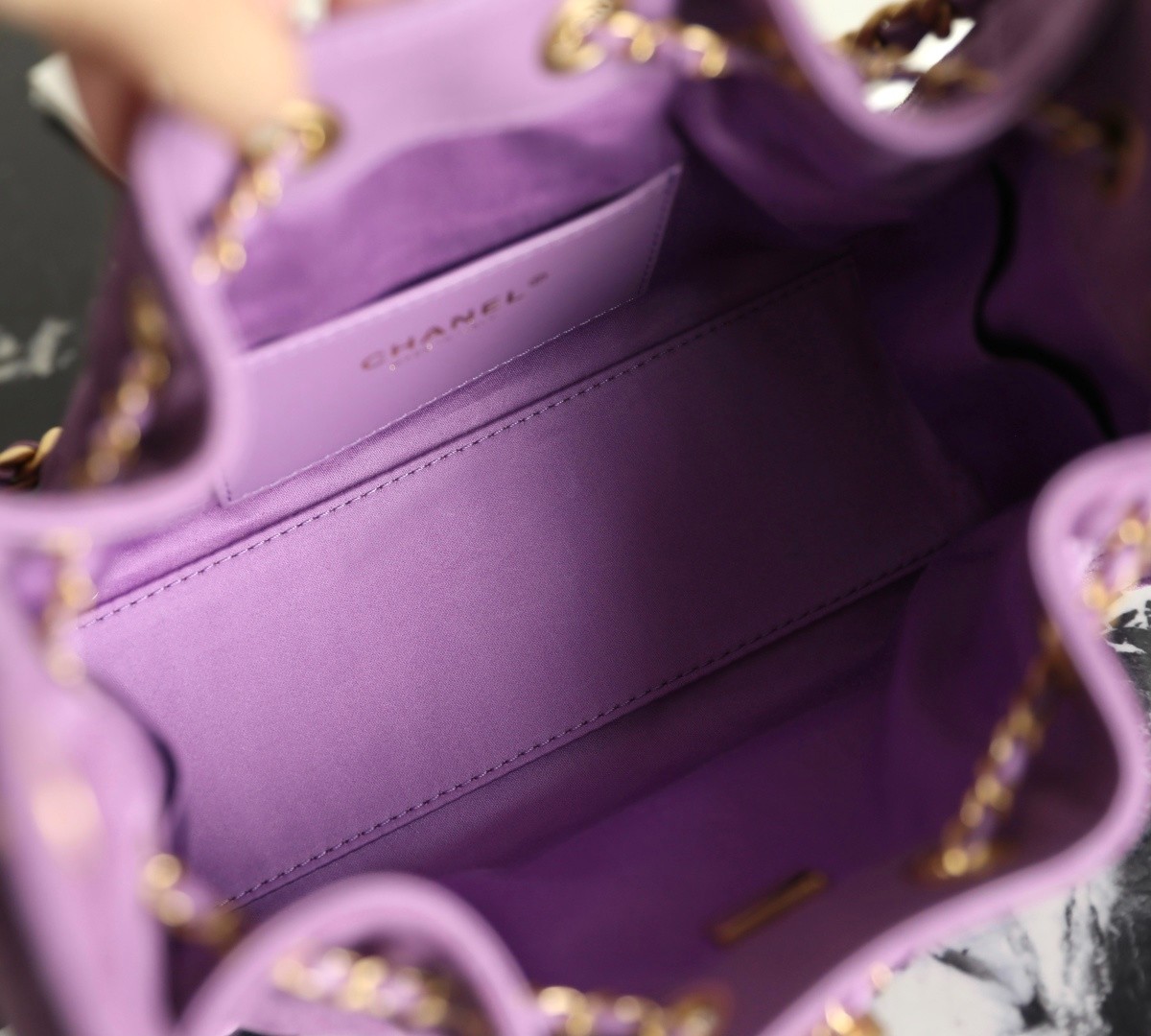 26C 25Bag Mini HandBag麂皮紋紫色_3