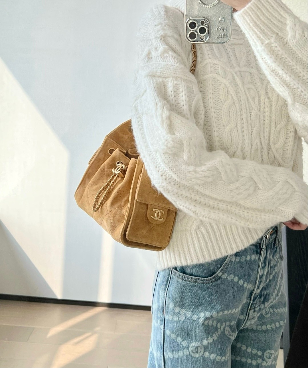 26C 25Bag Mini HandBag麂皮紋巧南瓜黃_10