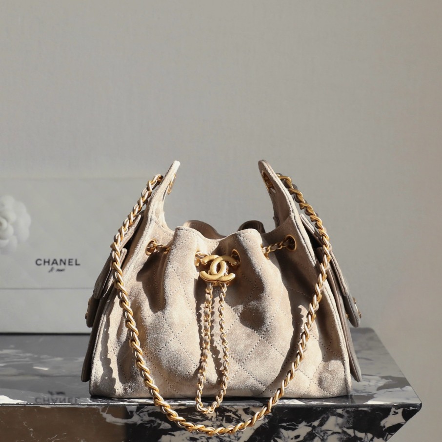 26C 25Bag Mini HandBag麂皮紋大象灰