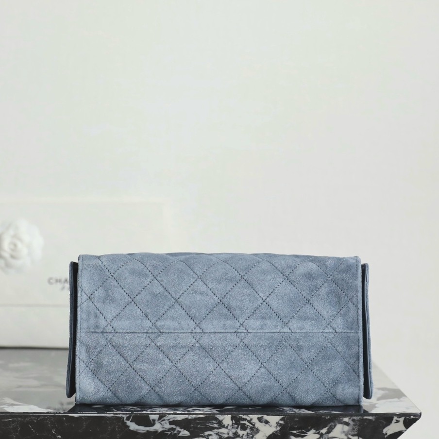 26C 25Bag麂皮紋牛仔藍小號_6