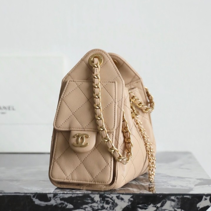 26C 25Bag Mini HandBag球紋奶茶色_10