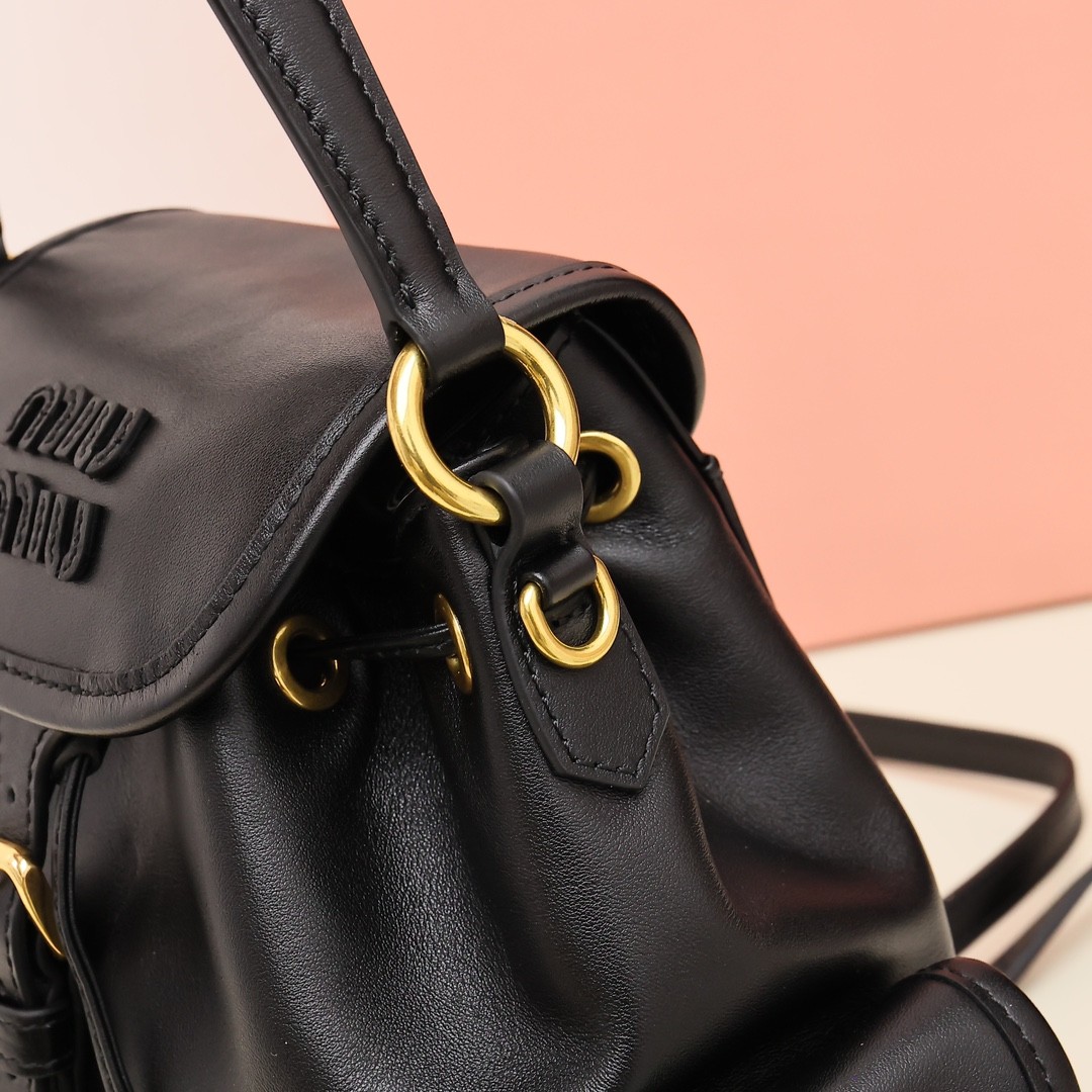 25 新品雙肩包小號黑色_4