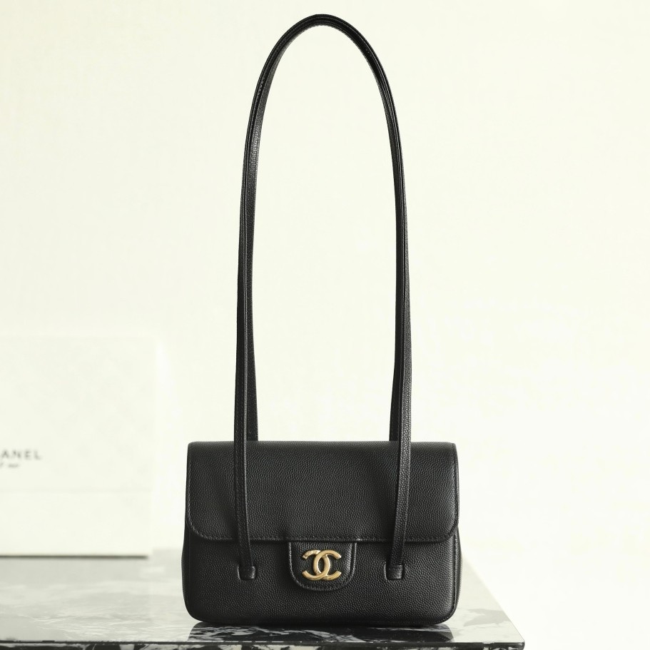 26P春夏皮肩帶Mini手拿包黑色