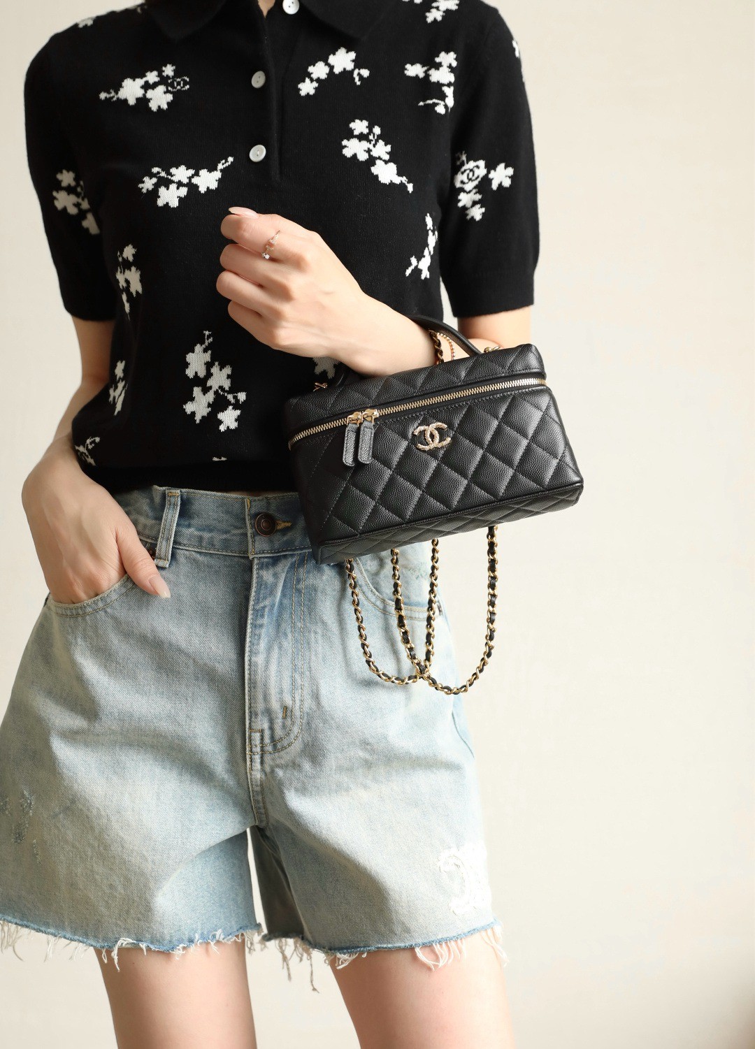 26P春夏限定｜麻花鑽扣 LP盒子包黑色_12