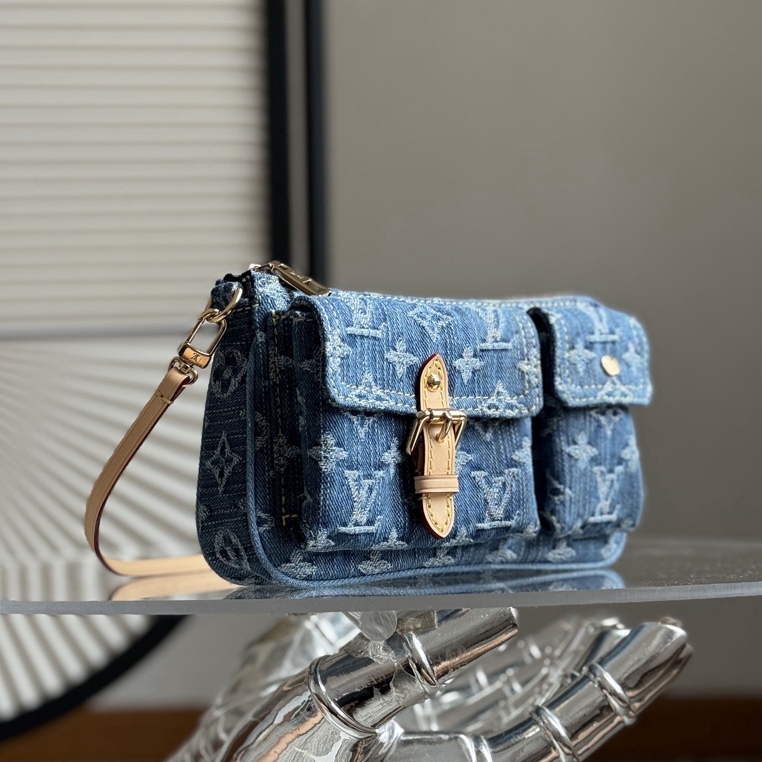 M27602 Pochette Accessoire Cargo丹寧牛仔包_6