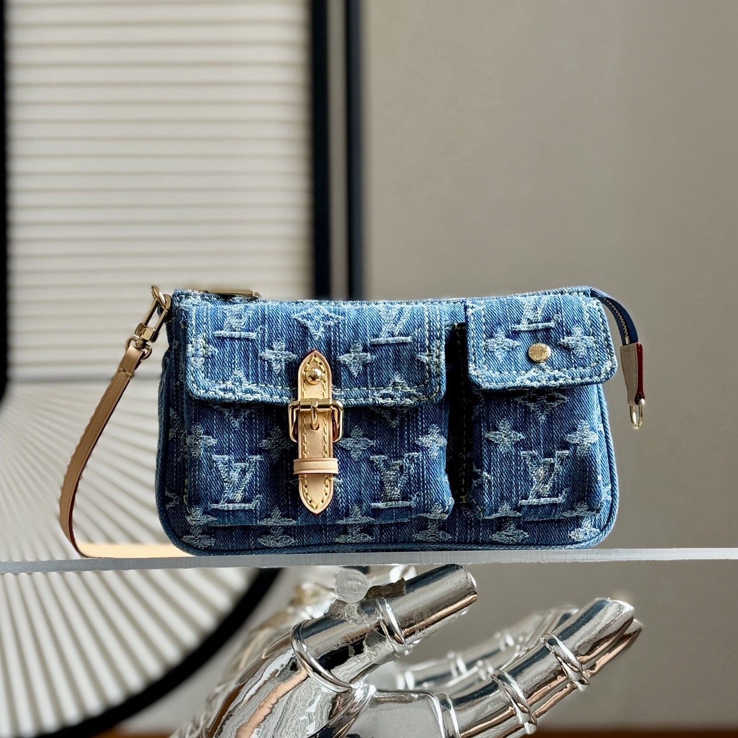 M27602 Pochette Accessoire Cargo丹寧牛仔包_2
