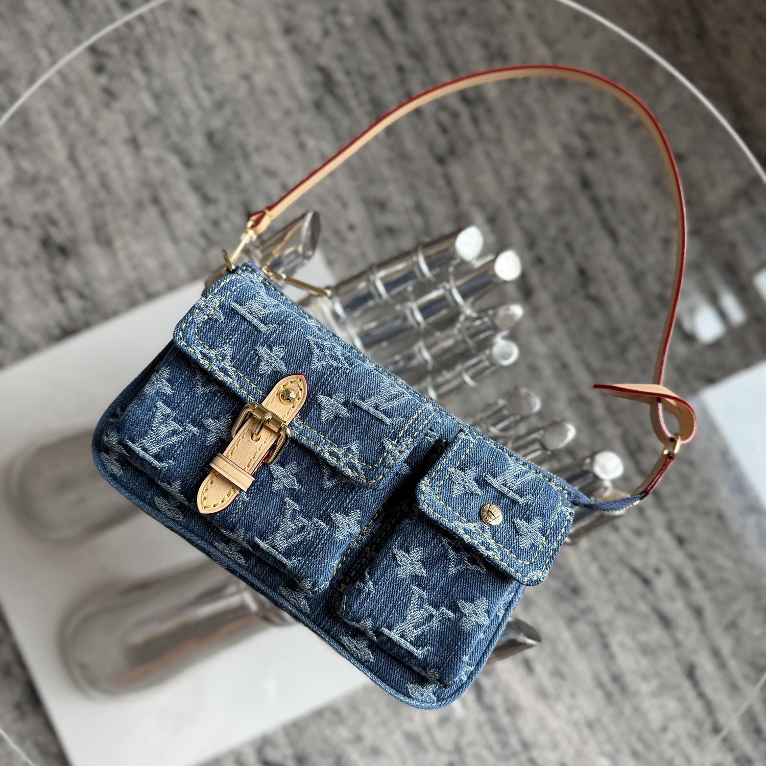 M27602 Pochette Accessoire Cargo丹寧牛仔包_12