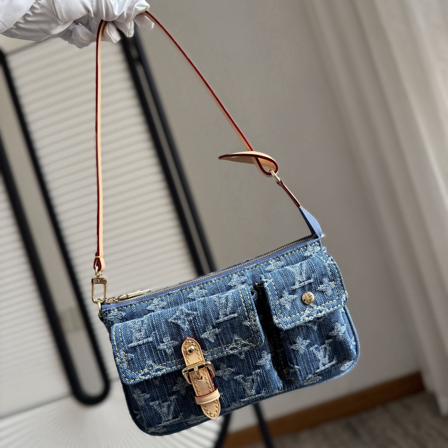 M27602 Pochette Accessoire Cargo丹寧牛仔包_11