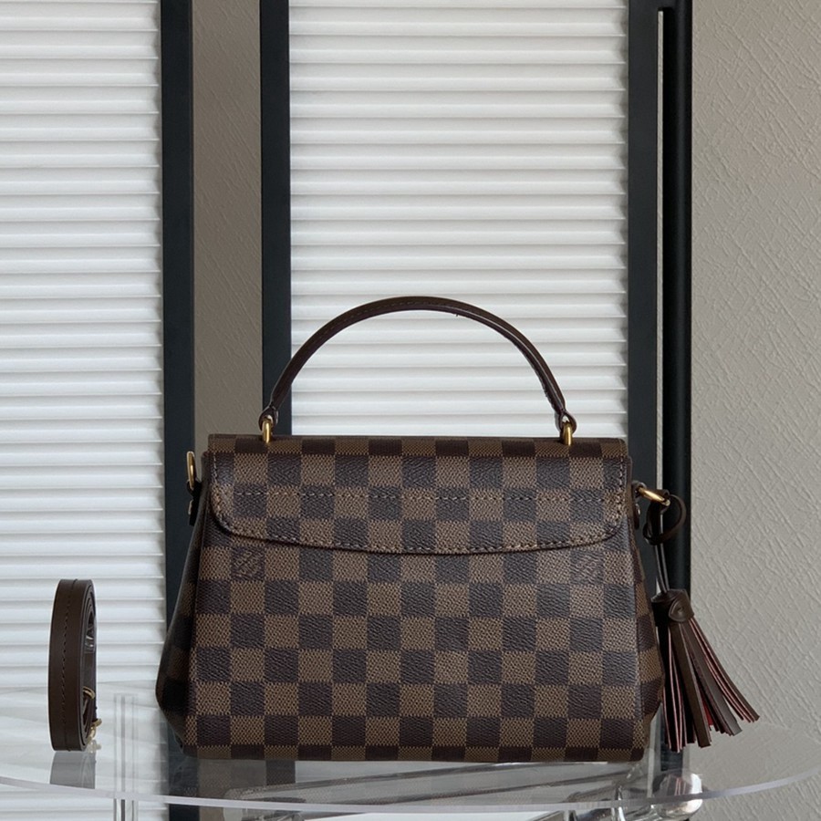 CROISETTE DAMIER啡格郵差包N53000_6