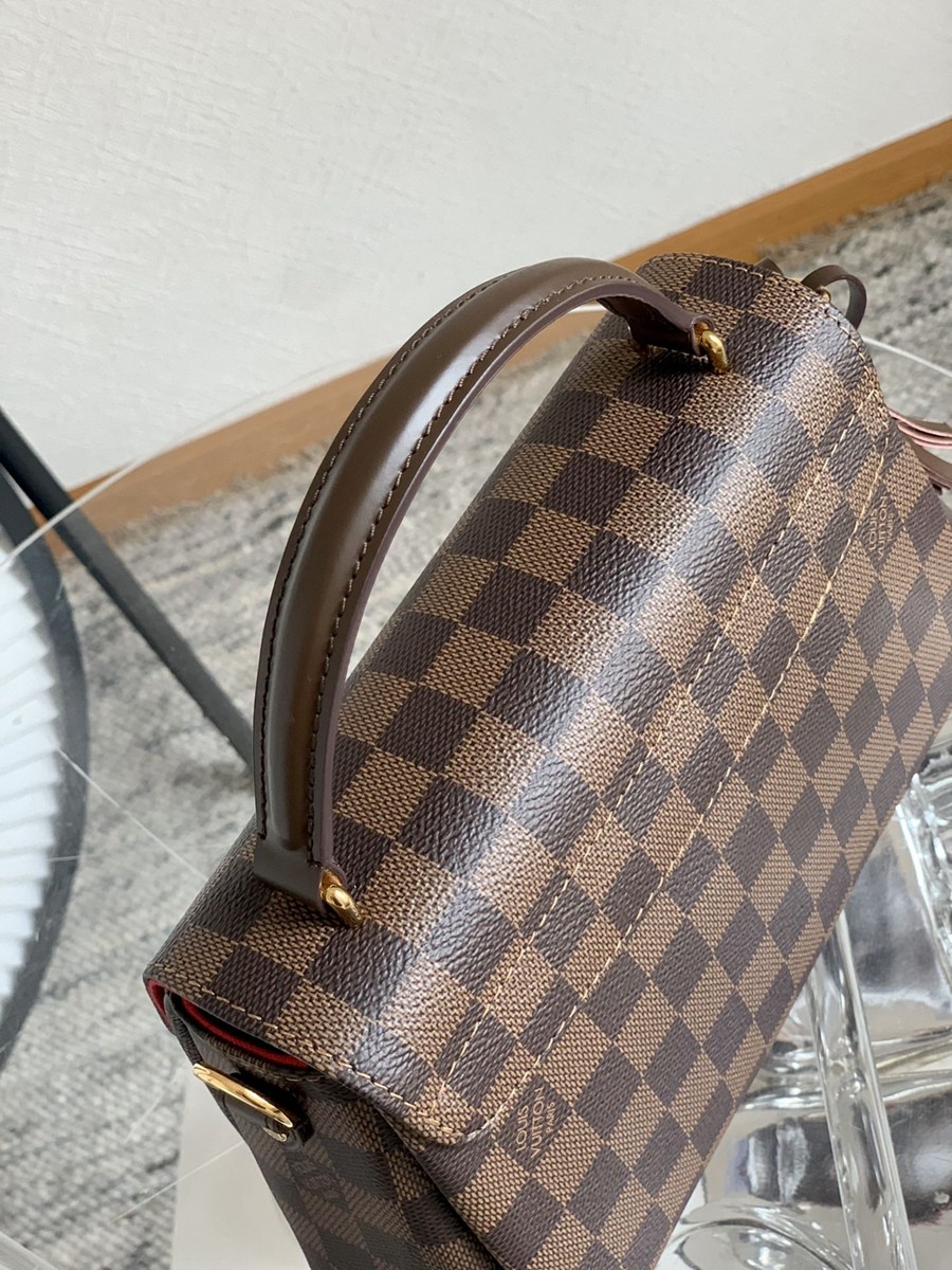 CROISETTE DAMIER啡格郵差包N53000_7