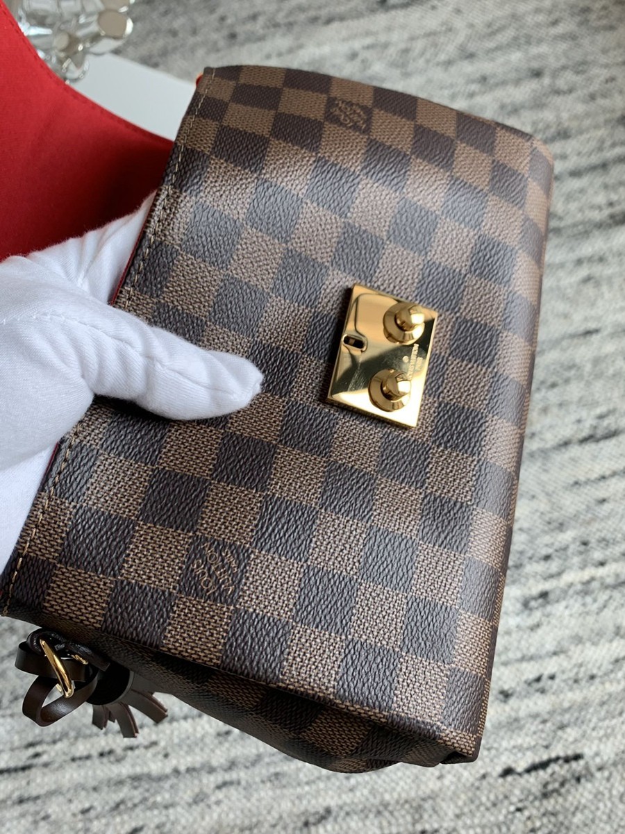 CROISETTE DAMIER啡格郵差包N53000_10