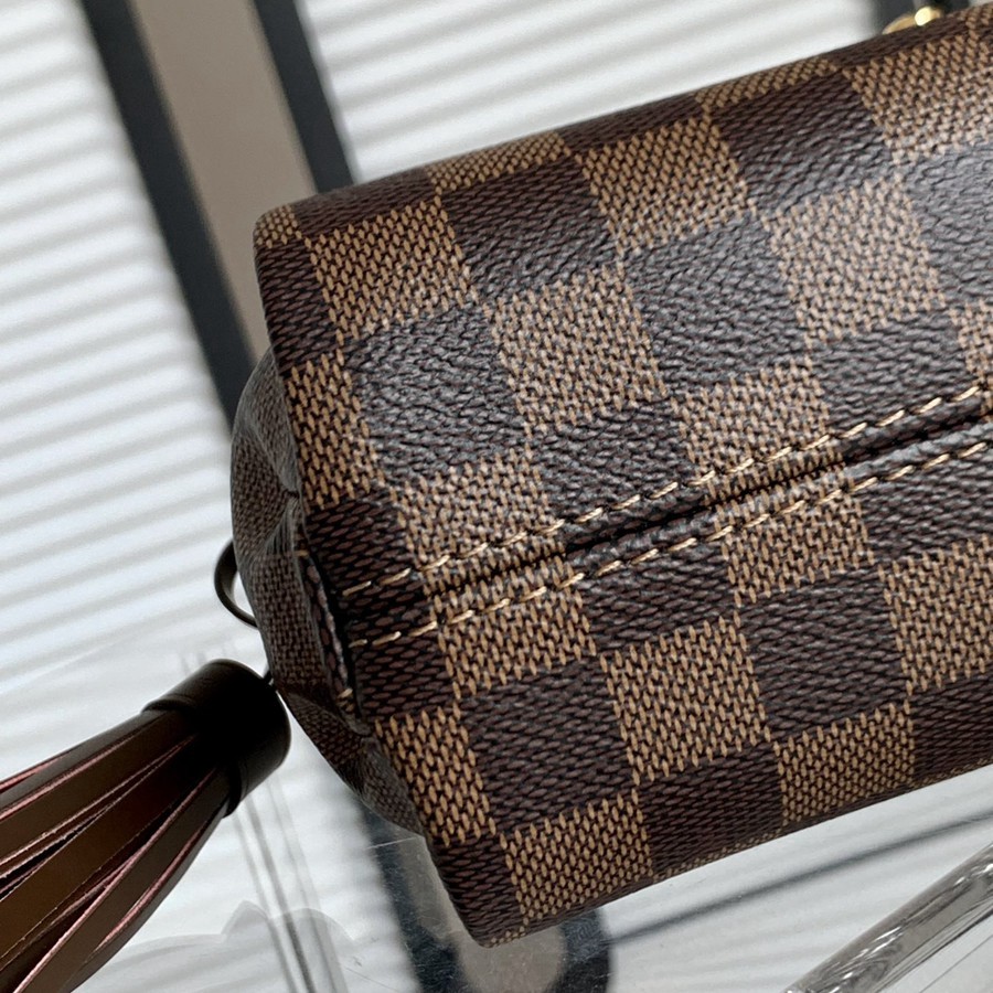 CROISETTE DAMIER啡格郵差包N53000_25