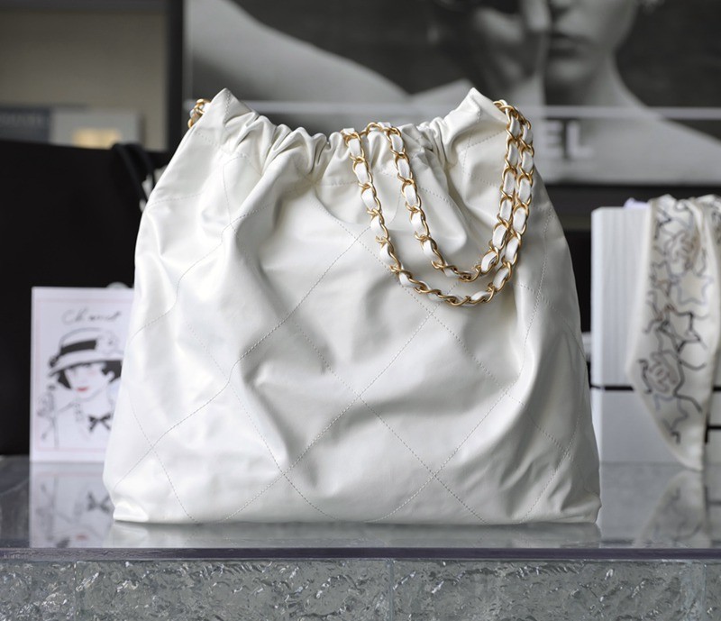 22Bag 白色 黑扣 中號_3