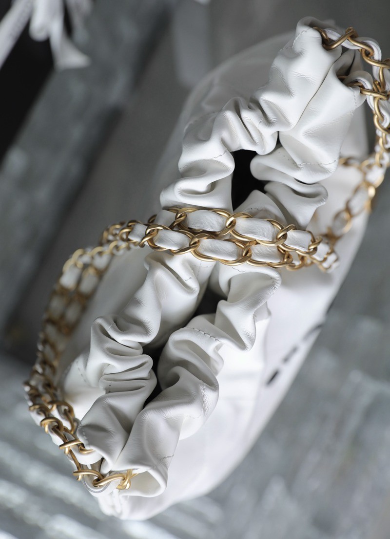 22Bag小號 白色/黑扣_3