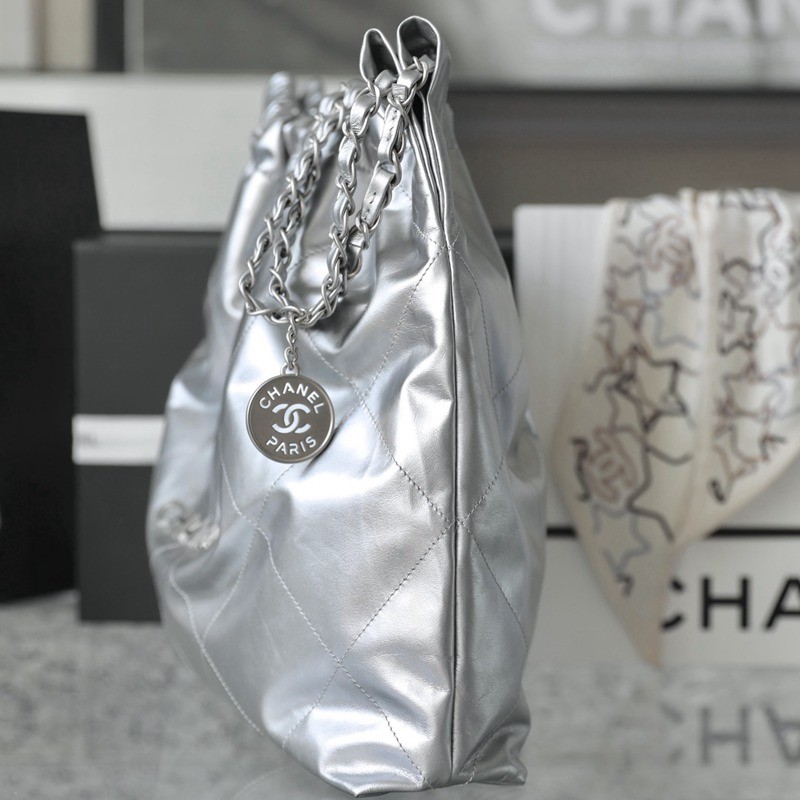 22Bag 金屬銀色 中號_5