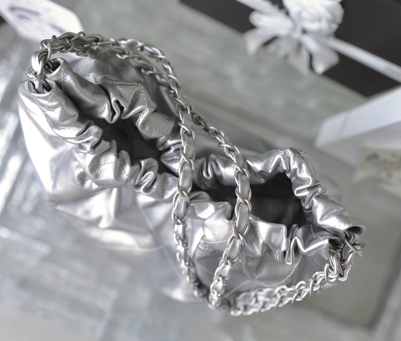 22Bag 金屬銀色 中號_4