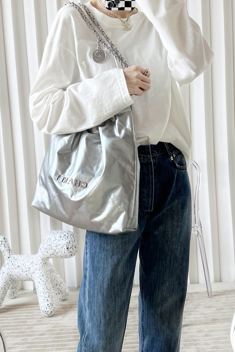 22Bag 金屬銀色 中號_9