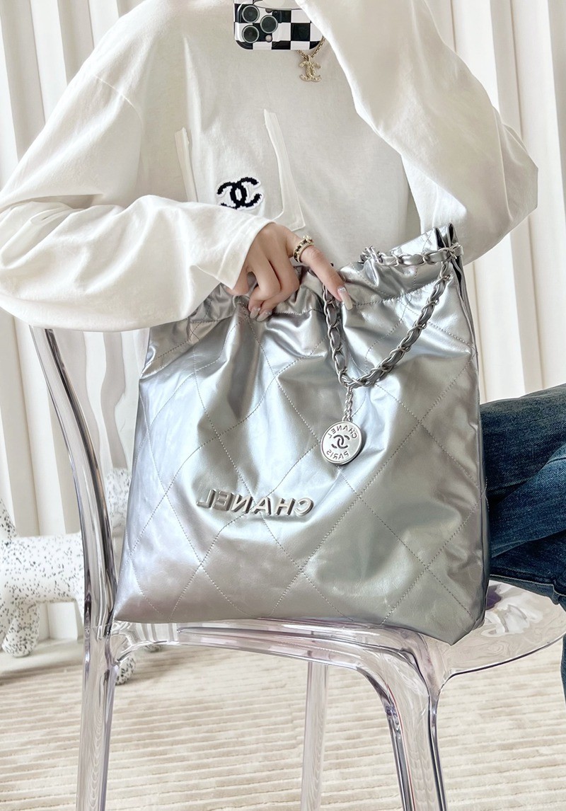 22Bag 金屬銀色 中號_16
