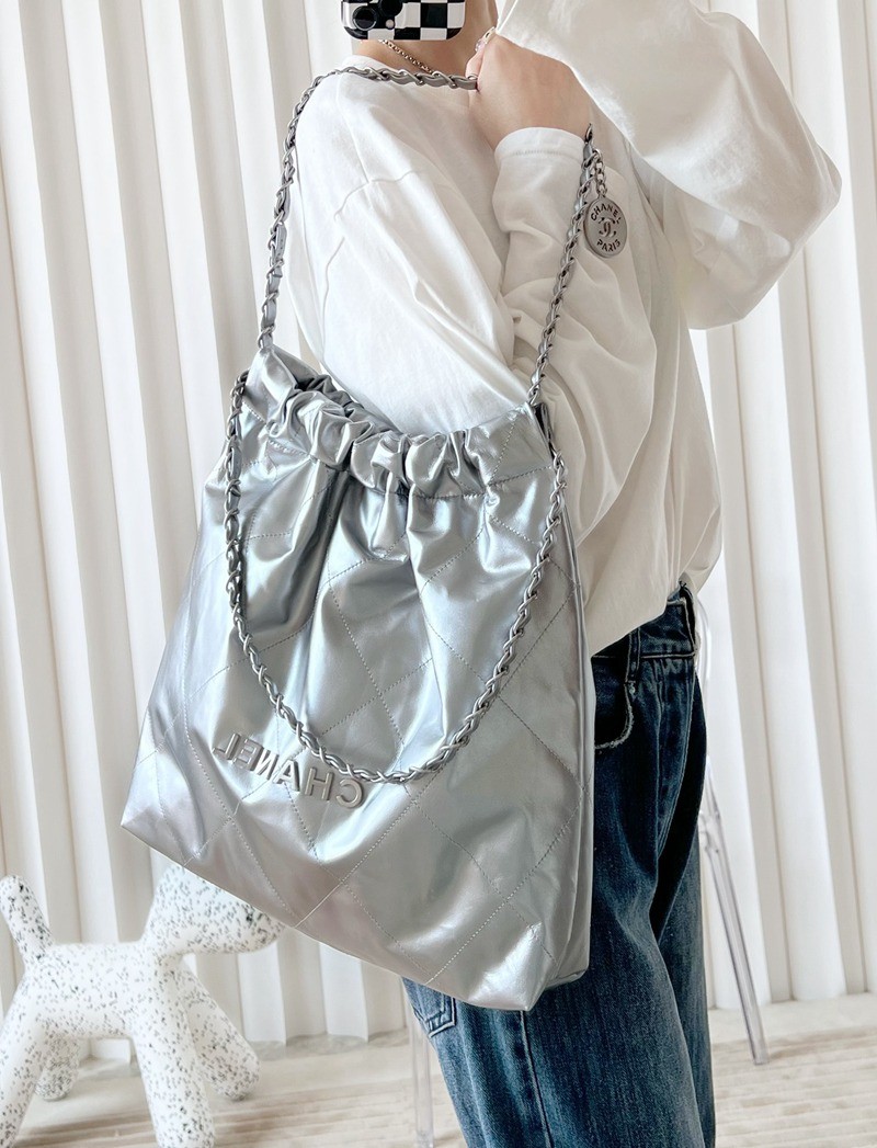 22Bag 金屬銀色 中號_12