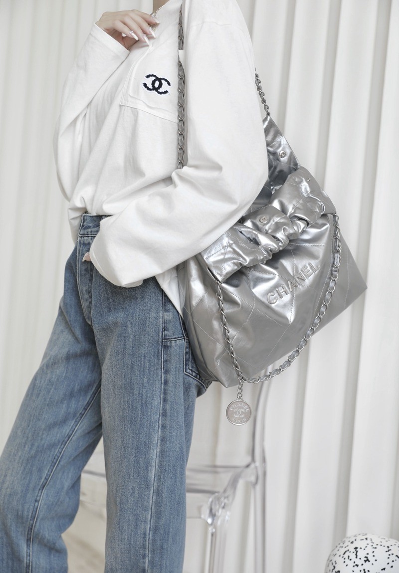 22Bag 金屬銀色 中號_20