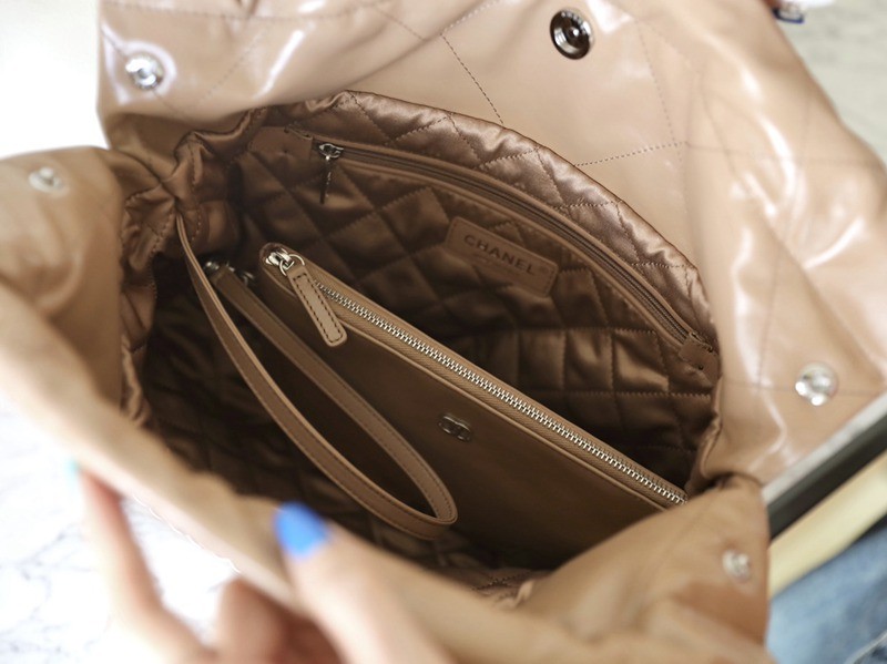 22Bag 奶茶色/銀扣 小牛皮 小號_8