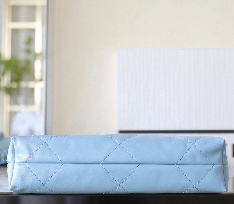 22Bag 奶藍色/銀扣小牛皮 小號_6