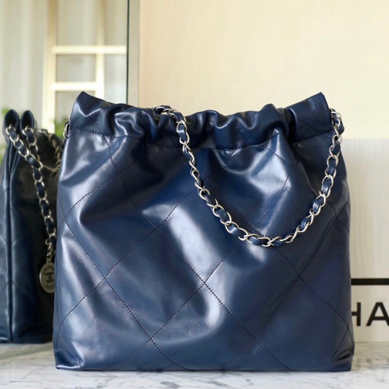 22Bag 海軍藍/銀扣 小牛皮 小號_3