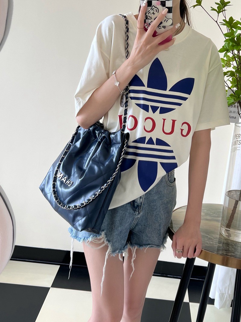 22Bag 海軍藍/銀扣 小牛皮 小號_10