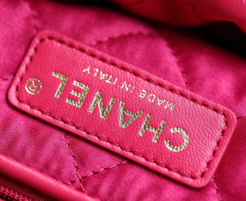 22Bag褶皺小牛皮 新桃紅 小號_9