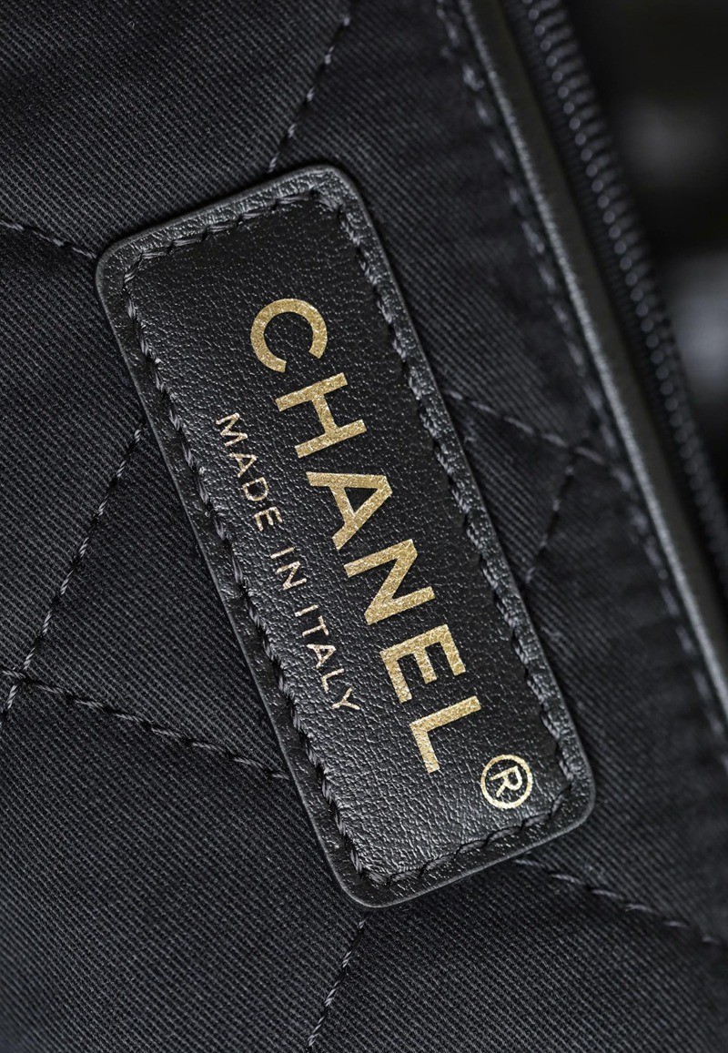 22Bag褶皺小牛皮 黑色 小號_9