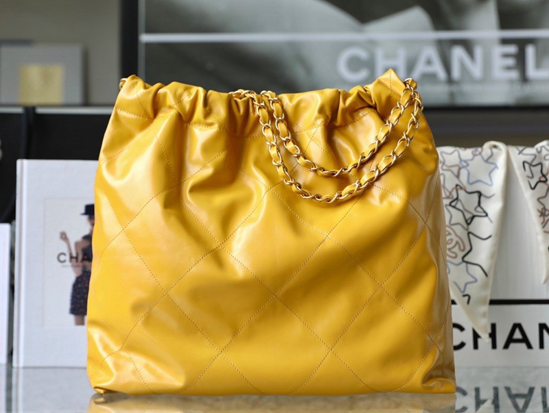 22Bag 芒果黃 金字 中號_3