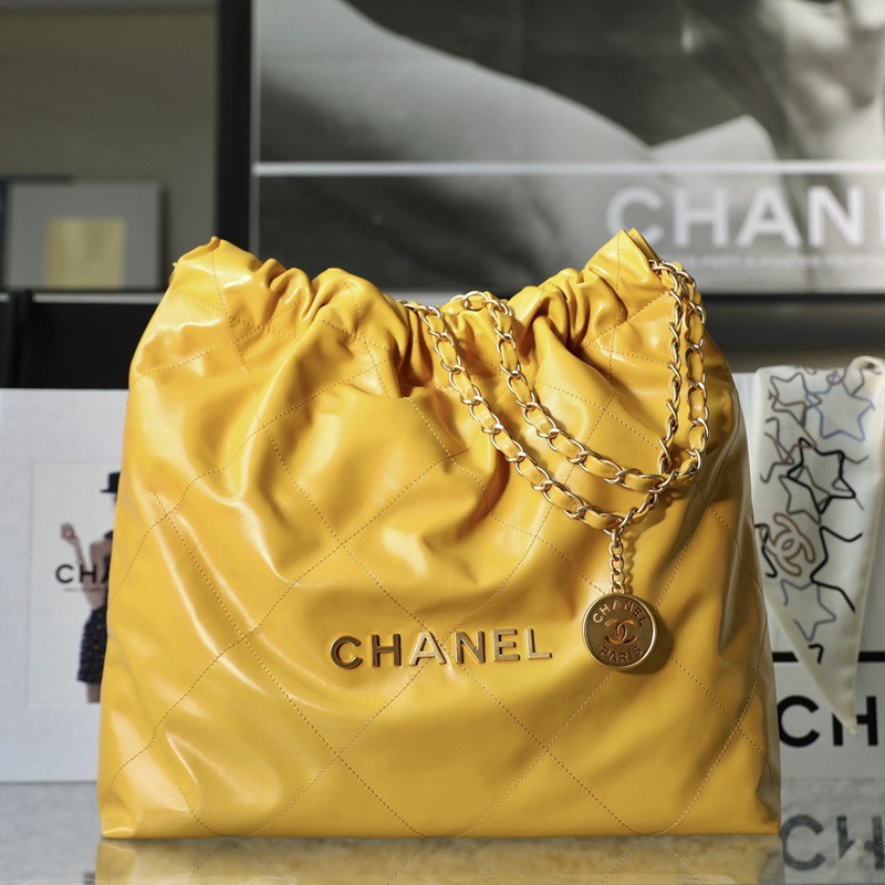 22Bag 芒果黃 金字 中號_1