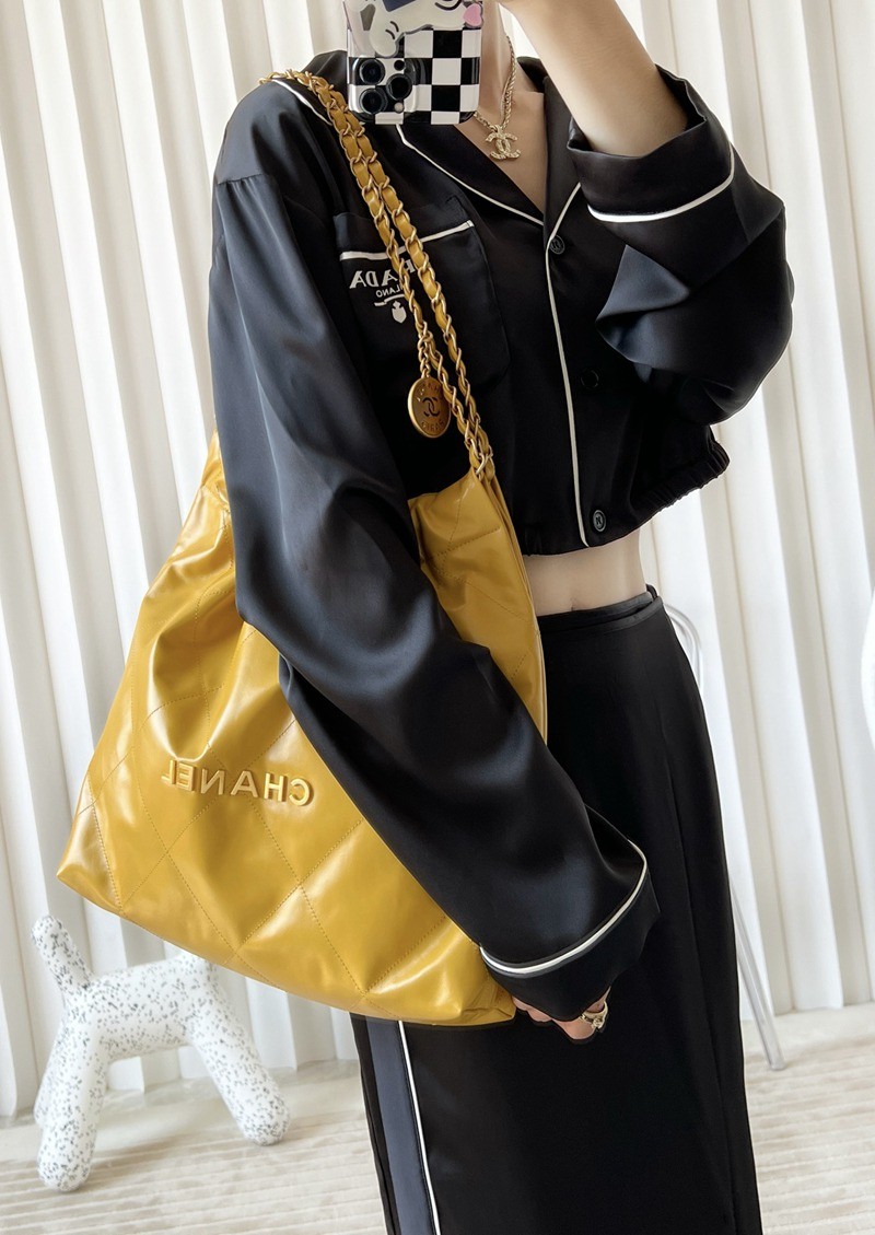 22Bag 芒果黃 金字 中號_9