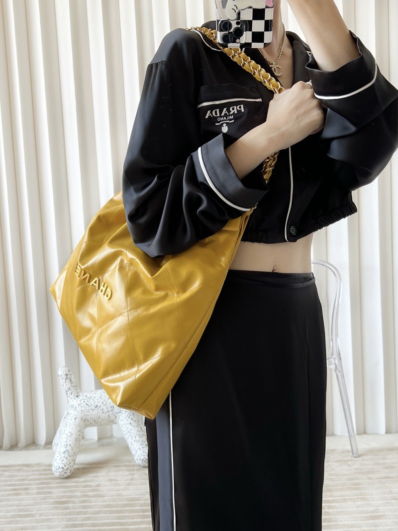 22Bag 芒果黃 金字 中號_10