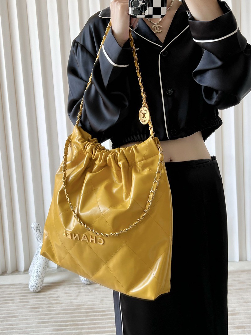 22Bag 芒果黃 金字 中號_11